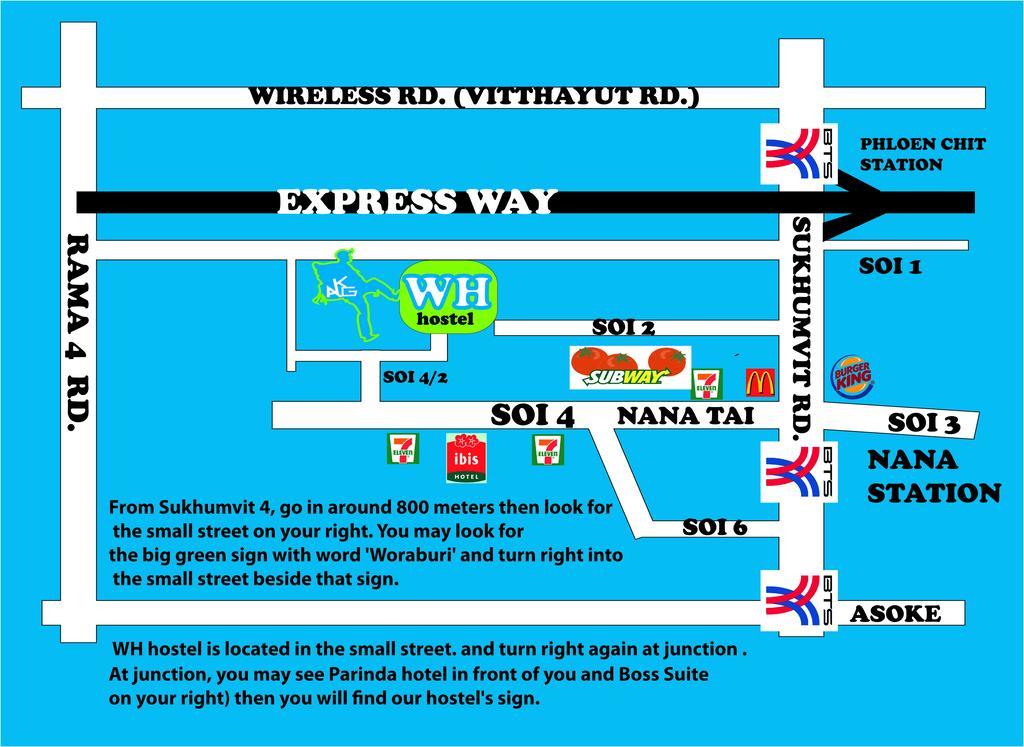 Wh Hostel Bangkok Dış mekan fotoğraf